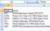 ETFdb Pro Screener MS Excel Export Screenshot